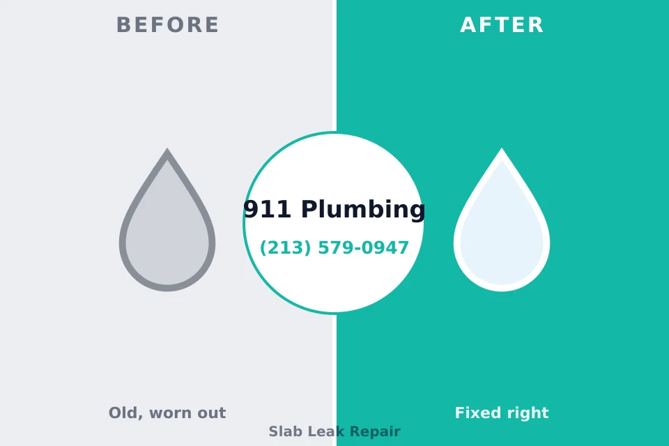 Before and after: plumbing repair Fox River Grove, IL